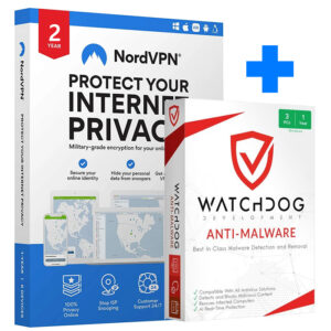 NordVPN (6 Device 2 Years) & Watchdog Antimalware (3 Device 2 Years)