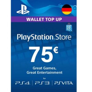 Playstation Network Card 75€ Germany